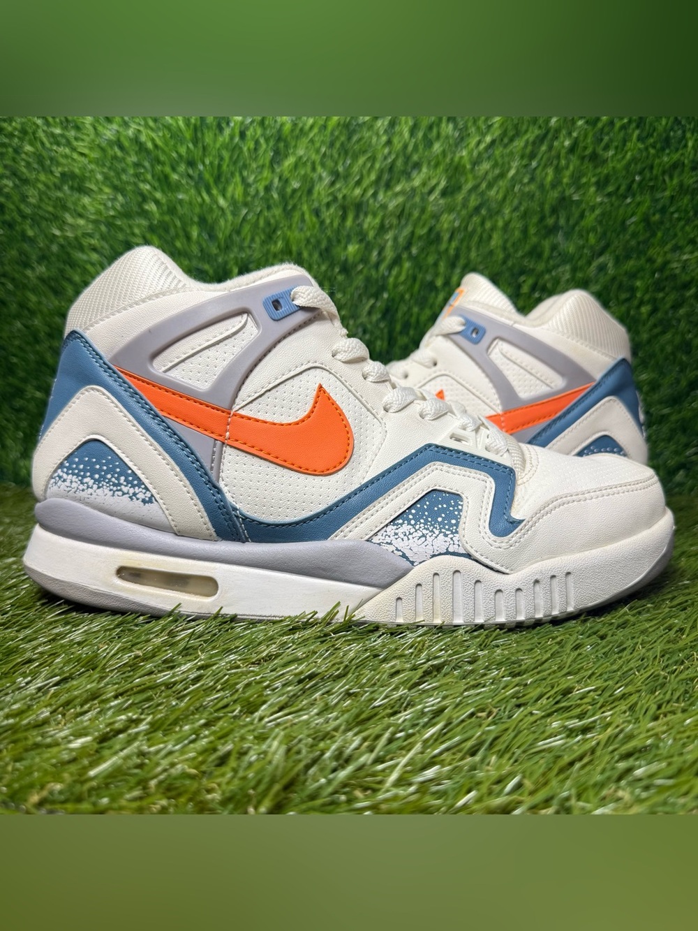 Nike Air Tech Challenge II Agassi Clay Blue 2014 White Kumquat